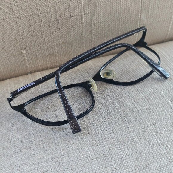 Converse Eyeglasses Frame Black A220 47[]19 135 Glasses Metal Frame - Picture 7 of 11